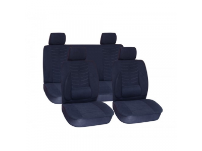 Чехлы на автомобильные сиденья анатомические 10 предметов темно-серые