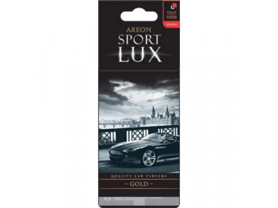 Ароматизатор воздуха подвесной AREON "LUX SPORT" GOLD от AREON Ароматизатор воздуха подвесной AREON "LUX SPORT" GOLD