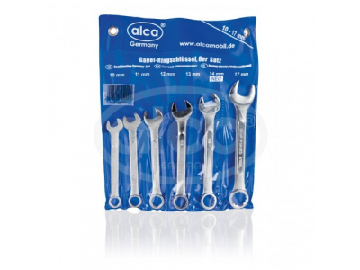 Комплект комбинированных гаечных ключей 6 шт. (10-11-12-13-14-17 мм)