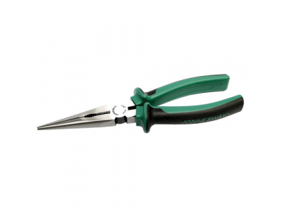 Длинногубцы с двухкомпонентными рукоятками 8", P1118 JONNESWAY