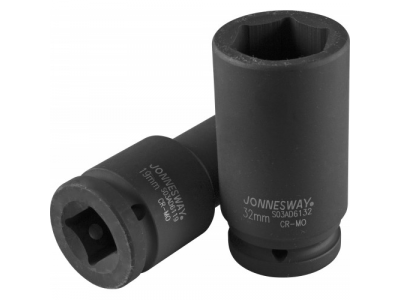 Головка торцевая ударная глубокая 3/4"DR, 24 мм, S03AD6124 JONNESWAY