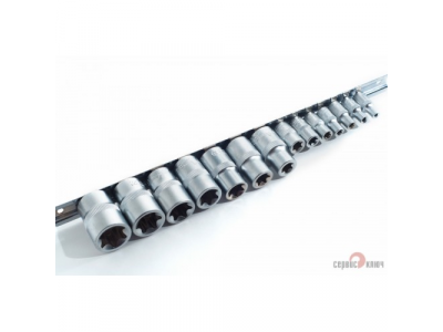 СЕРВИС КЛЮЧ 76605 Набор головок звездочек