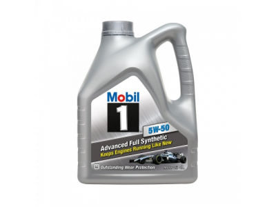 Моторное масло Mobil 1 5W50, 4л